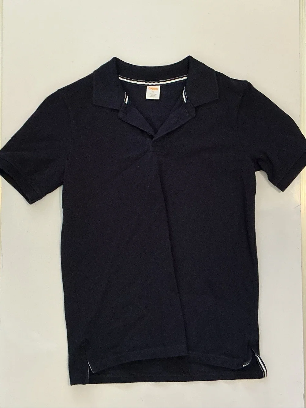 Gymboree Boys Navy Blue Short-Sleeve Uniform Polo Shirt Size 10 NWOT